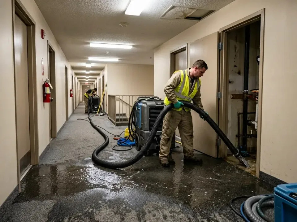 multi-unit-apartment-hallway-f-005 — frequently asked questions, Emergency Burst Pipe Water Extraction & Removal in South Ja…